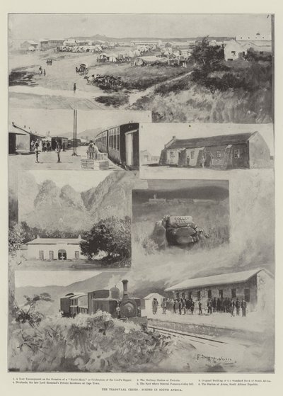 La crisis del Transvaal, escenas en Sudáfrica de Henry Charles Seppings Wright